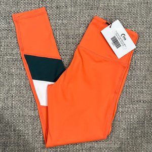 Zyia Tangerine Angle Block LnT Hi-Rise 7/8 24" (NWT)
